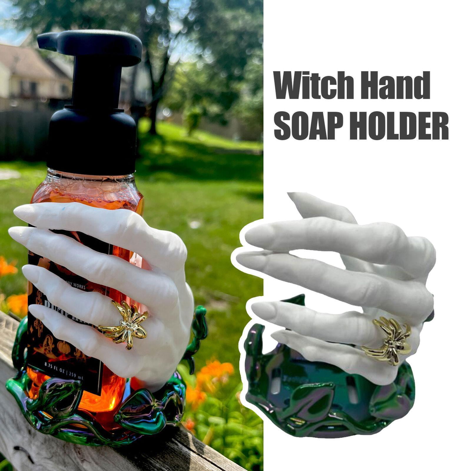 Bath and Body Works Halloween 2022 Ivy Hand Soap Holder Witch Hand