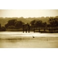 thumbnail image 2 of Alan Hausenflock 18x13 White Modern Wood Framed Wall Art Titled - Lagoon II, 2 of 5