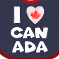 thumbnail image 4 of Inktastic I Love Canada Heart with Maple Leaf Boys or Girls Baby Bib, 4 of 4