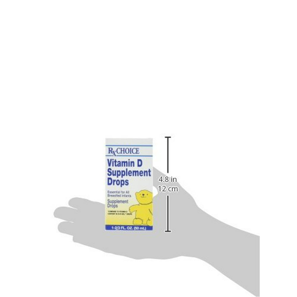 RX Choice Vitamin D Supplement Drops, 50 mL