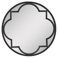 thumbnail image 3 of FirsTime & Co. Black Payton Quatrefoil Wall Mirror, Farmhouse, Round, 23.5 x 0.5 x 23.5 in, 3 of 5