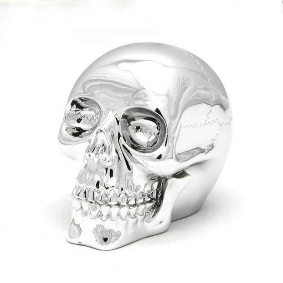 Electroplated Skull Statue