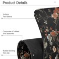 thumbnail image 4 of Yayeee Faucet Mat for Kitchen Sink 14.7" Diatomite Long Splash Guard Pad, Black Flowers, 2 Pack, 4 of 7