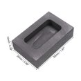 thumbnail image 2 of Uxcell Gold Silver Graphite ingot mould Crucible for Casting Metal 1.97"x0.98"x0.39" (242g Gold/131g Silver), 2 of 6