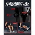 thumbnail image 4 of JoanKaren 4-in-1 Leg Extension and Curl Machine,700lbs Adjustable Leg Curl with Plate Loaded,Leg Extender Press Workout Equipment for Home Gym,Black, 4 of 8
