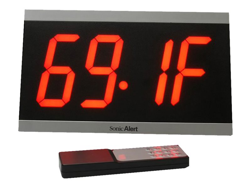 Sonic Alert BD4000 Alarm clock electronic desktop, wall mountable