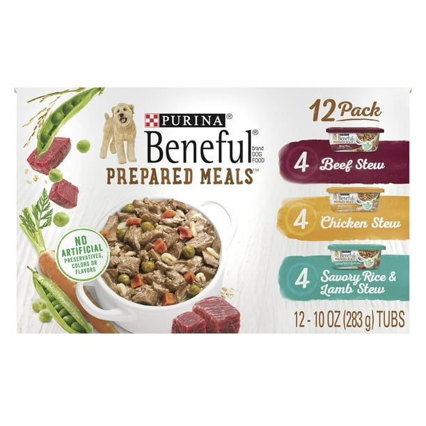 (12 Pack) Purina Beneful High Protein, Gravy Wet Dog Food Variety Pack