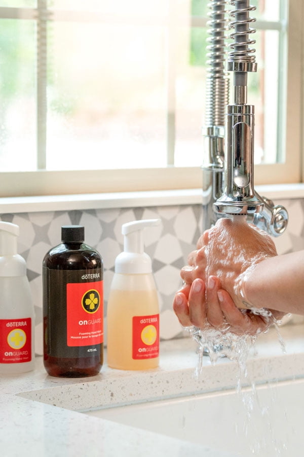 doTERRA On Guard Foaming Hand Wash (16 oz) with 2 Dispensers