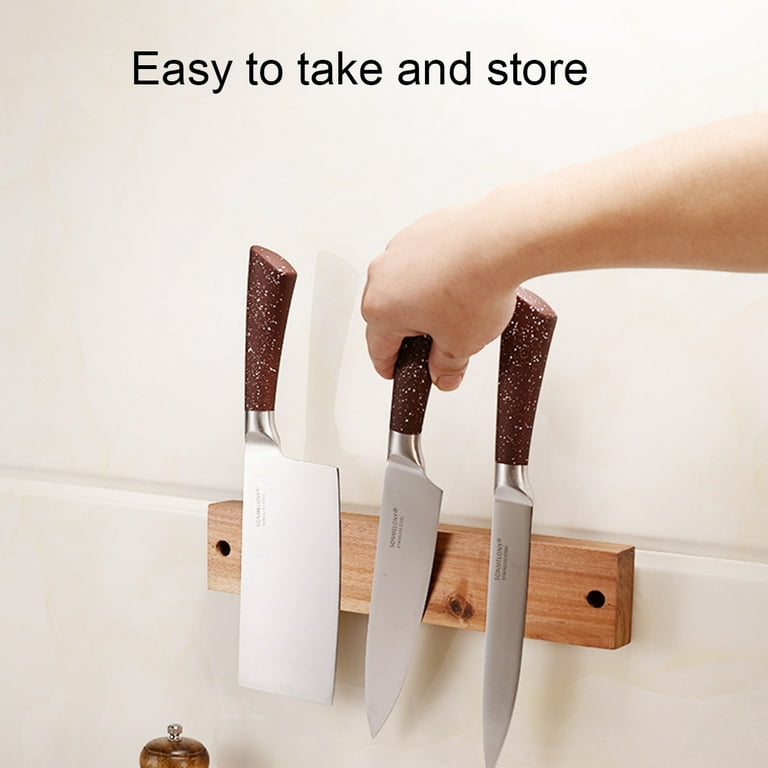 1pc Hooked Knife Holder, Multifunctional Wall-mounted Storage Rack For Kitchen  Utensils Including Chopsticks, No-drill Kitchen Tool Holder, Home Kitchen  Supplies