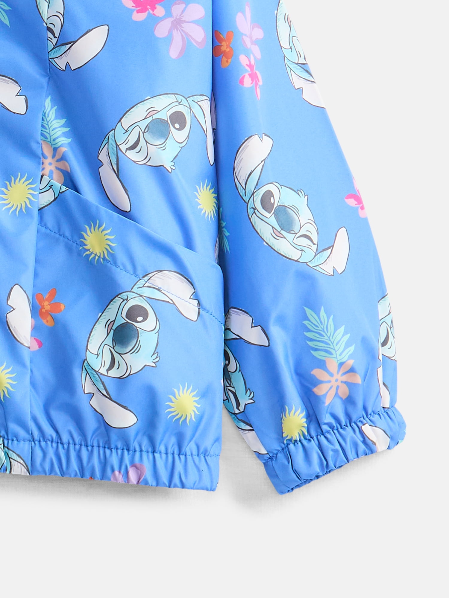 Stitch Toddler Girls Lightweight Windbreaker Jacket, Sizes 2T-5T