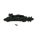 thumbnail image 3 of Rustic Black Enamel Cast Iron Roman Dolphin Decorative Door Knocker, 3 of 5