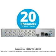 Night Owl 2-Way Audio 1080p 20 Channel DVR with 1TB Hard Drive - Add up to 20 Total Devices