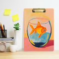 thumbnail image 2 of FORMRS Acrylic Clipboard with Low Profile Clip Standard A4 Letter Size, 12.5" x 9", Goldfish, 2 of 8