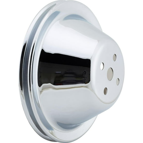 1955-68 Small Block Chevy Single Groove Upper Pulley, Short Water Pump