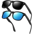 thumbnail image 1 of Lunettes de Soleil pour Femmes Hommes Polarisées Protection UV400 Monture Carrée, 1 of 4
