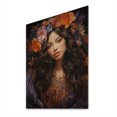 thumbnail image 2 of Designart "Floral Enchantment Boho Latina" Portrait Print on Natural Pine Wood, 2 of 5