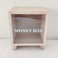 thumbnail image 4 of Cheers US Wooden Piggy Bank, Piggy Banks for Adults, Decorative Shadow Box Wooden Frame, Coin Bank Money Bank, Natural Wood Money Box Gift for Kids, Christmas Birthday Gift Home Decoration, 4 of 7