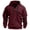 Wine, variant on UDAUDU Hoodie for Men Fleece Quarter Zip Pullover Sweatshirt Fall Winter Long Sleeve Hooded Top with Pocket Casual Workout Hoodie 5XL