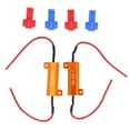 thumbnail image 2 of Loads Resistors Kit, Secure Protection LED Load Resistor 2 Sets Easy Wiring Error Free 50W  For DRL For Light, 2 of 8