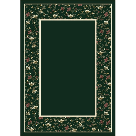 Milliken Design Center Area Rug GARDEN GLORY EMERALD II Garden Glory Emerald Ii 2' 4" x 11' 8" Runner