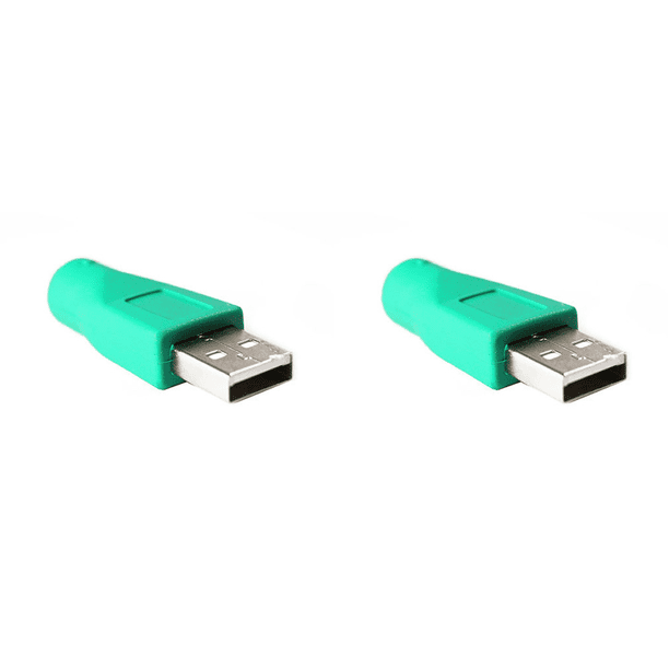 Adaptador Convertidor USB 2.0 Tipo A PS2 para Teclado Y Ratón PC