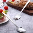 thumbnail image 5 of 2 in 1 Stainless Steel Fork Spoon Spork Cutlery Set Kitchen Outdoor Utensil Tool, 5 of 8