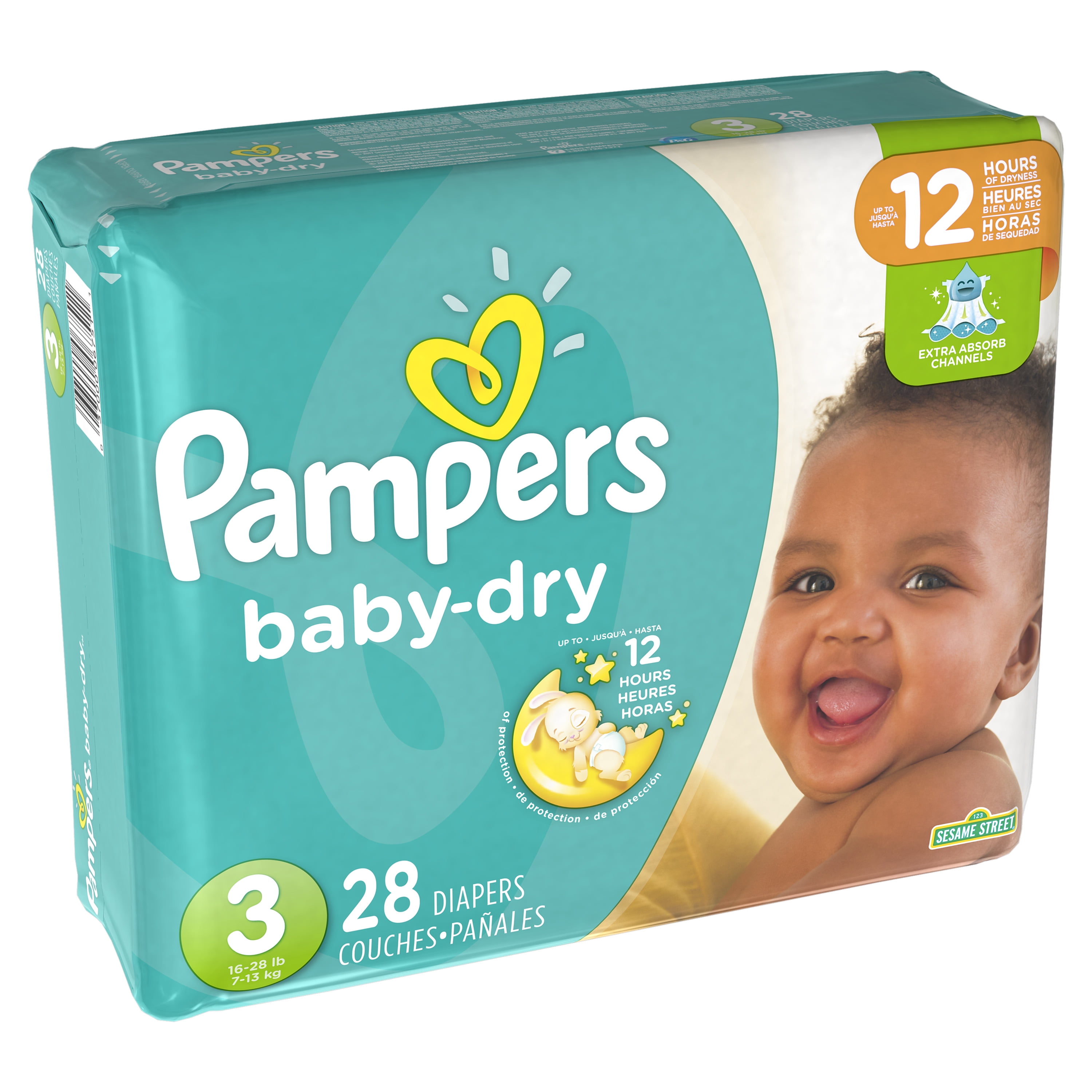 Acheter Pampers Baby Dry taille 8 17+kg Extra Large Sparpack (28
