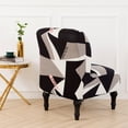 thumbnail image 5 of Skksst Waterproof Slipper Chair Protector Morocco Floral Accent Chair Slipcover Sofa Furniture Protector, 5 of 7