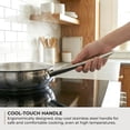 thumbnail image 6 of Sunhouse 8 Inch Tri-Ply Stainless Steel Frying Pan, Whole-Clad Skillet with Stay-Cool Handle, Oven Safe to 500°F, Dishwasher Safe, All Cooktop Compatible, 6 of 7