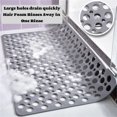 thumbnail image 5 of Non Slip Bath Mat 43x75cm, Dingrich Shower Mats Bathroom Bathtub Mat Floor Shower Mats Anti Slip & Drainage Hole Perfect for Everyone Safety -White, 5 of 9
