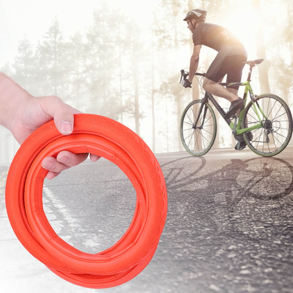 1 3/8 Black Red Blue Optional Hybrid/Comfort Bike Replacement Tire Suitable for Fixed Gear Road Bike Tires 24 