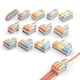 thumbnail image 2 of Mini conector de conductor de cable rápido Universal compacto Empalme de 2/3 pines Push-inBloque de terminales 1 entrada múltiple salida con orificio de fijación Dengxun unisex, 2 of 2