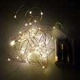 Battery Operated String Lights 16Ft, Warm White, 8 Flashing Modes