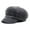 grey, variant on New Light Core Velvet Striped Ladies Hats Retro Curved Cornary Peaked Hat Warm Octopus Hat Cross -Border Hat