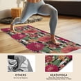 thumbnail image 4 of Pioneer Flower Floral Print Pattern Hot Yoga Mat Towel Non Slip for Hot Yoga - Quick-Drying Yoga Mat Cover with 4 Corner Pockets with Travel Bag - Hot Yoga Towel Non Slip 70"x26", 4 of 6
