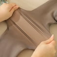 thumbnail image 3 of AMITOFO Fleece Lined Tights for Women  Sheer Pantyhose Fake Translucent Thick Opaque Tights High Waisted Winter Warm Thermal Stocking，Black, 3 of 8