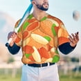 thumbnail image 5 of KLL Peanuts1 for Men's Baseball Shirts,Short Sleeve Casual Shirts Button Down Shirt for Men Beach Summer Wedding Shirt-, 5 of 7