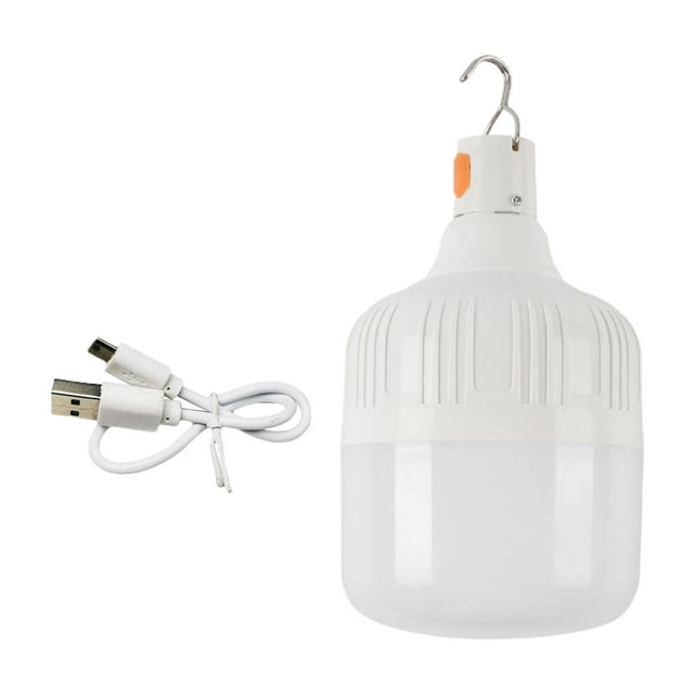 Bombilla de luz de emergencia Zulema Luz intermitente de ahorro de energía 100W USB Blanco