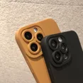 thumbnail image 3 of Matte Silicone Phone Case For iPhone 15 14 13 12 11 Pro Max Mini XR XS X 8 7 14 15 Plus SE 2020 Camera Lens Portector Soft Cover, 3 of 7