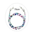 thumbnail image 5 of Naierhg Anti-Lost Portable Eyeglass Chain Necklace Colorful Beaded Hanging Face Cover Chain Holder Glass Accessories, 5 of 8