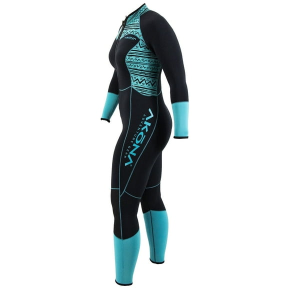 Akona 3mm Women's Front Zip Quantum Stretch Full Wetsuit Tiffany
