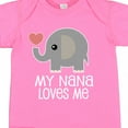 thumbnail image 4 of Inktastic Nana Loves Me for Grandkids Boys or Girls Baby Bodysuit, 4 of 5