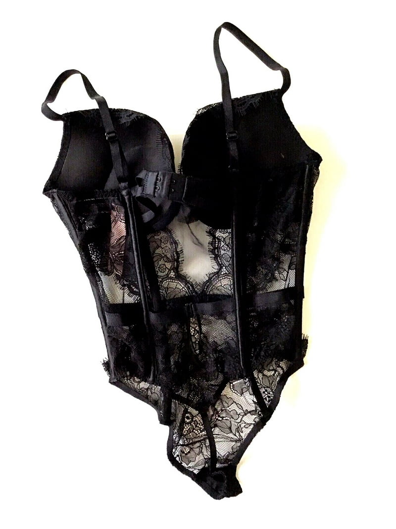 victoria secret black lingerie dress Buy Satin Rose Lace-Trim Mini Slip Dress, Black - Order Slips online