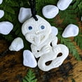 thumbnail image 5 of 81stgeneration Women's Men's Hand Carved Bone Abalone Spiral Hei Tiki Maori Pendant Necklace, 5 of 5