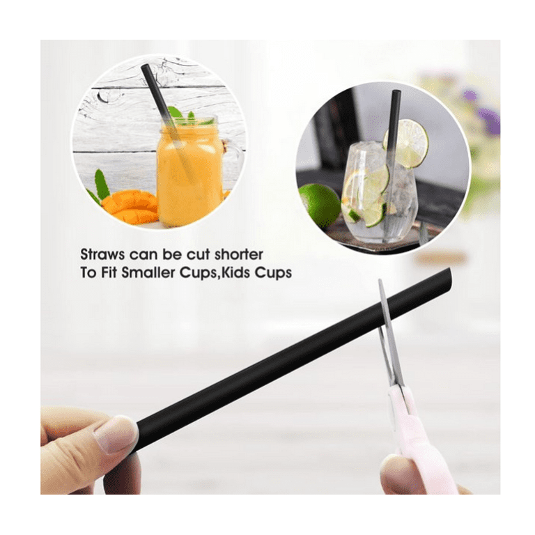 Extra Wide Glass Straws