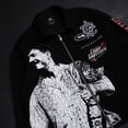 thumbnail image 4 of Men's Civil Regime  Black Eddie Guerrero Latino Heat Rose Garden Heat Full-Zip Jacket, 4 of 6