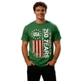 thumbnail image 4 of SONXAHE Men's Patriotic Graphic T Shirt Vintage Distressed Print Casual Everyday Short Sleeve Tee, 4 of 4
