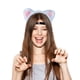 thumbnail image 5 of Diadema con orejas de gato para lavarse la cara, maquillarse, disfraz de cosplay, diademas suaves de gato, accesorios para el cabello para mujeres y adolescentes., 5 of 8