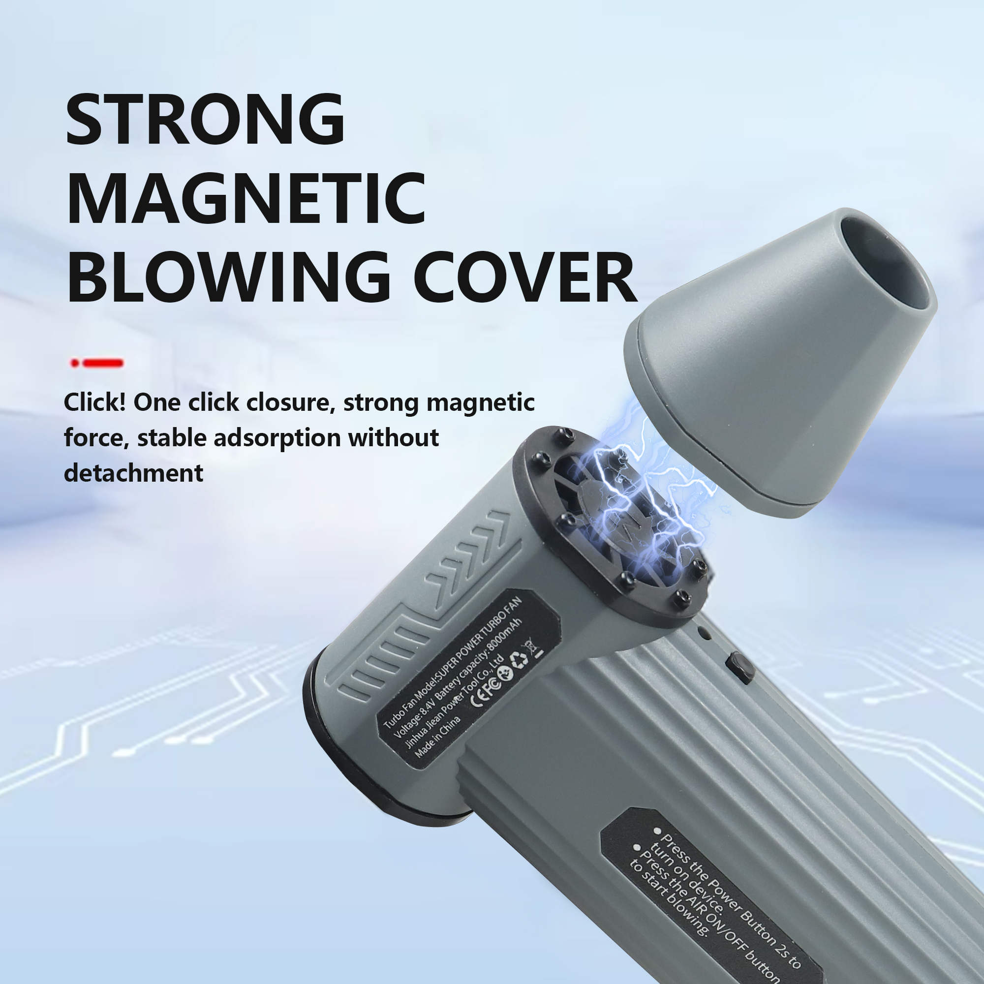 Handheld Car Vacuum Portable Cordless 15000Pa High Power 2 in 1 Vacuum Cleaner and Air Duster with Multi-Nozzles Mini Hand Held Vacuum Rechargeable for Home, Car, Office, Pet Hair