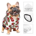 thumbnail image 3 of KLL Hand Drawn Strawberry for Basic Dog Hoodie - Pet Hoodie Sweater with Leash Hole - Cute Dog Sweatshirt - Pet Clothes Hooded Sweatshirt for Dog & Cat -X-Large, 3 of 8